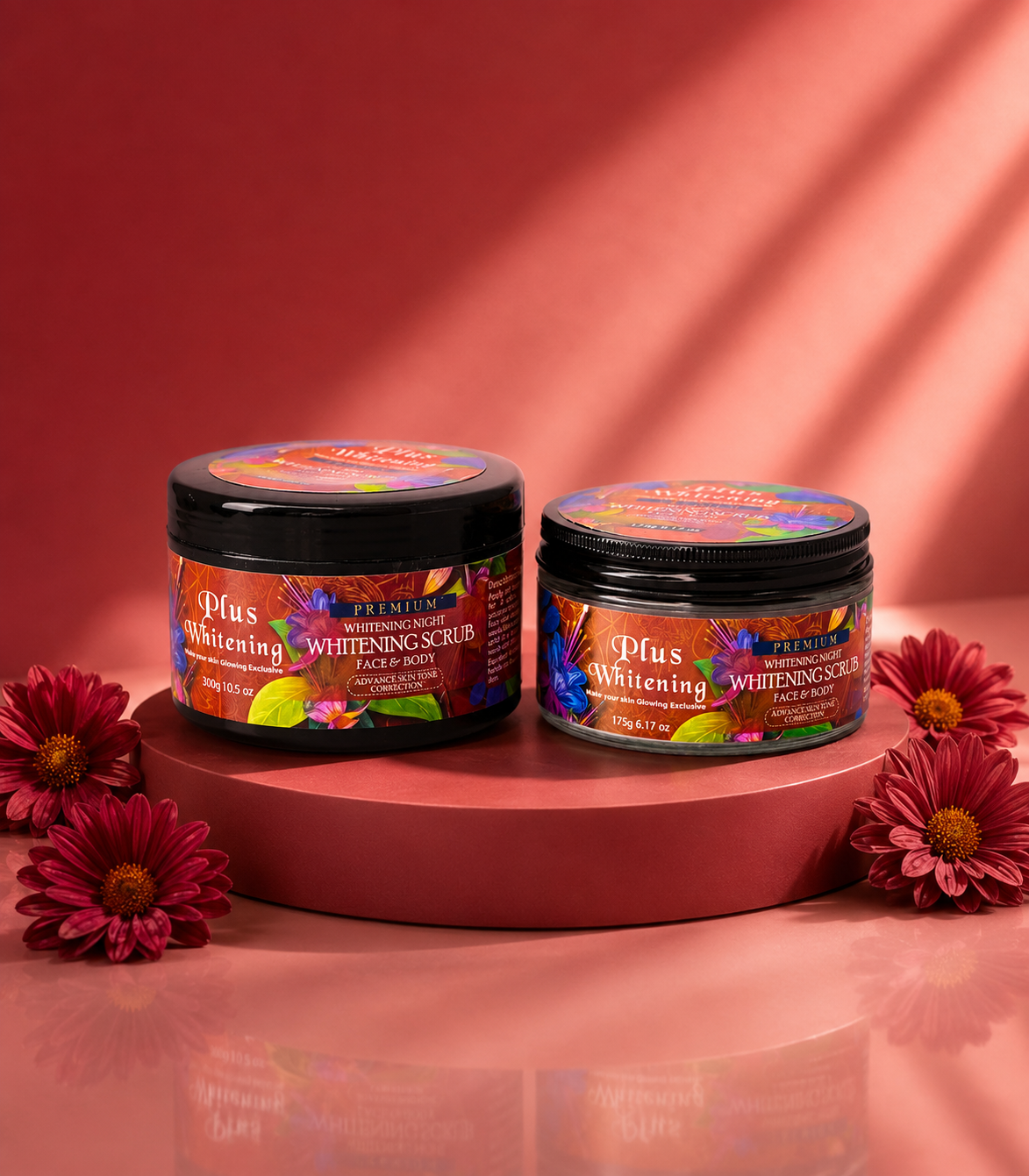Plus Whitening VIP Full Body Whitening Scrub – 175G / 300G